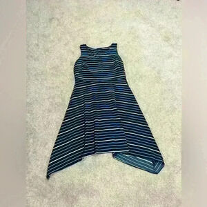Size 16 Navy and White Tommy Hilfiger Dress